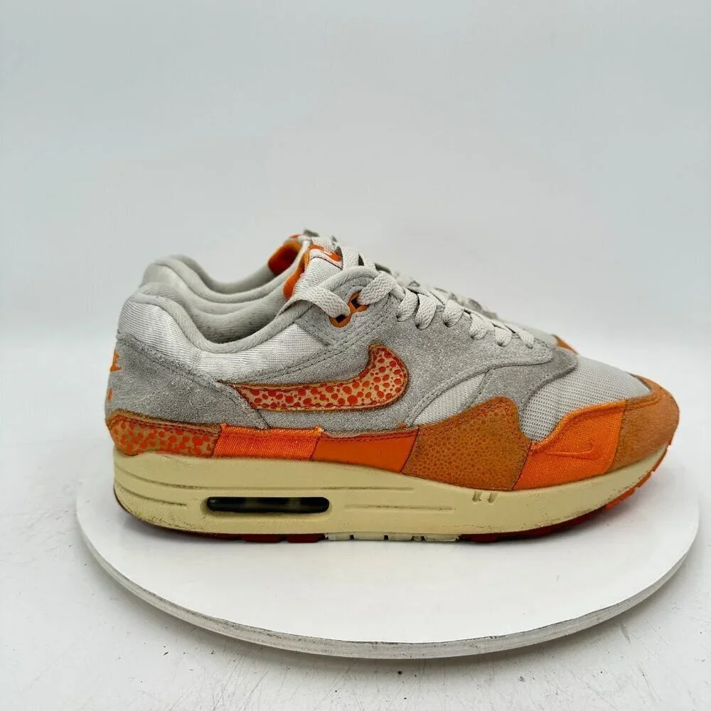 Nike Air Max 1 Master Women Size 9.5 DZ4709-001 Magma Orange Suede Training Shoe